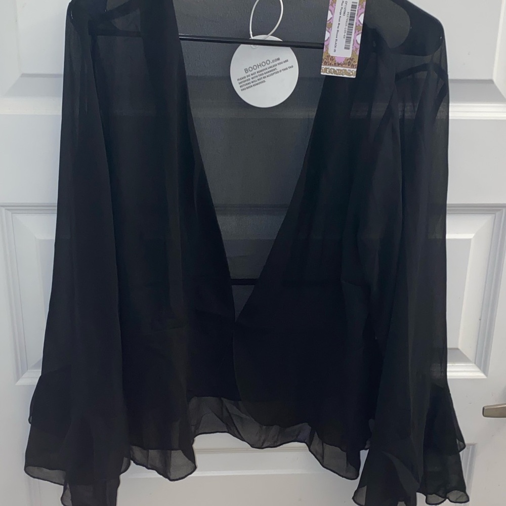 Plus size sheet peplum top